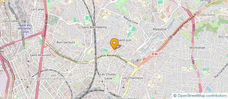 localisation de l'entreprise SCI LES SPYROGRAPHES à MARSEILLE