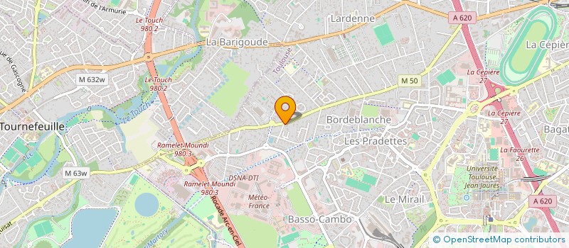 localisation de l'entreprise SCI LES SQUARES DE LARDENNE à TOULOUSE
