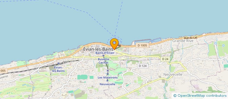 localisation de l'entreprise SCI LES STARS  EVIAN-LES-BAINS