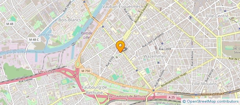 localisation de l'entreprise SCI LES STATIONS à LILLE