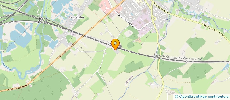 localisation de l'entreprise SCI LES STEPH'S  CONNERRE