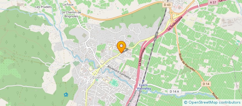 localisation de l'entreprise SCI LES STONES  CUERS