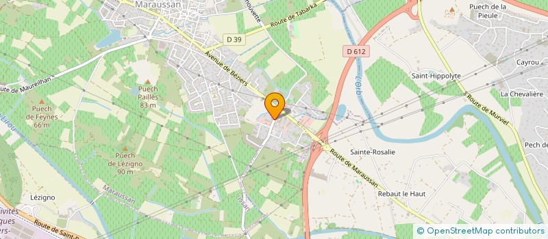 localisation de l'entreprise SCI LES STUDIEUX  MARAUSSAN