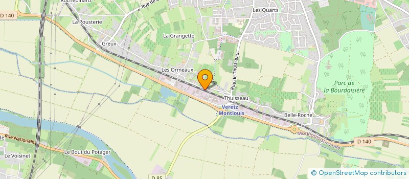 localisation de l'entreprise SCI LES SUCRIERS à MONTLOUIS-SUR-LOIRE