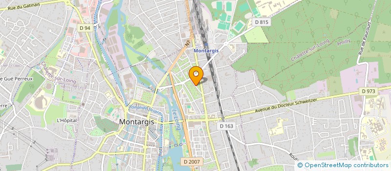 localisation de l'entreprise SCI LES SUREAUX à MONTARGIS