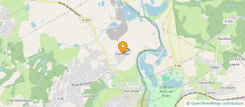 localisation de l'entreprise SCI LES SUREAUX  ORLEAT