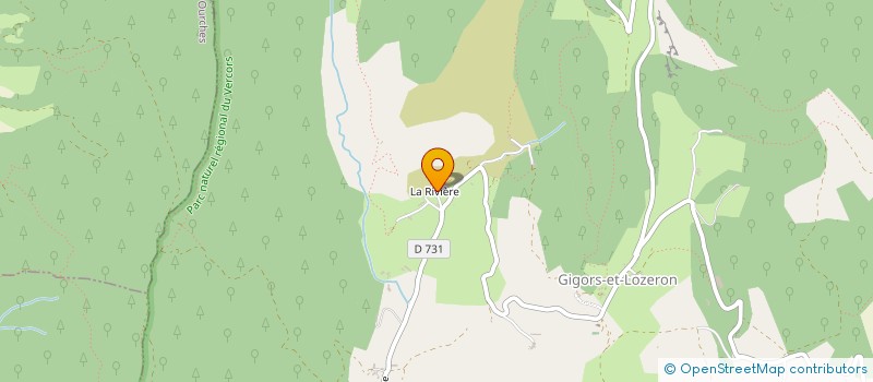 localisation de l'entreprise SCI LES SYE PEUPLIERS  GIGORS-ET-LOZERON