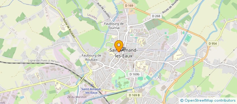 localisation de l'entreprise SCI LES TABELLIONS à SAINT-AMAND-LES-EAUX