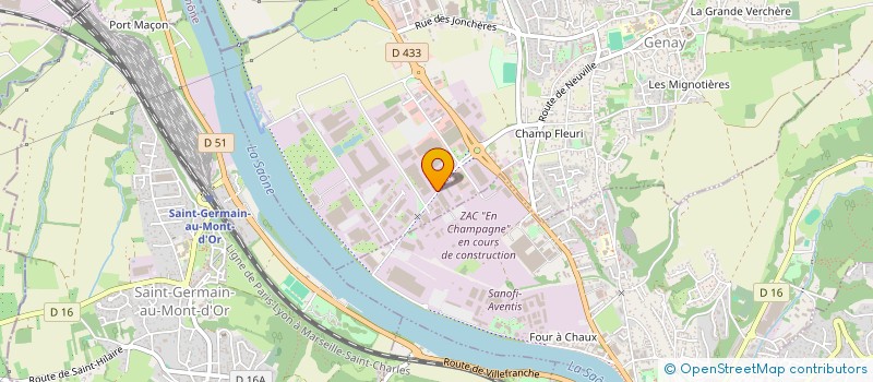 localisation de l'entreprise SCI LES TABELLIONS II  VENISSIEUX