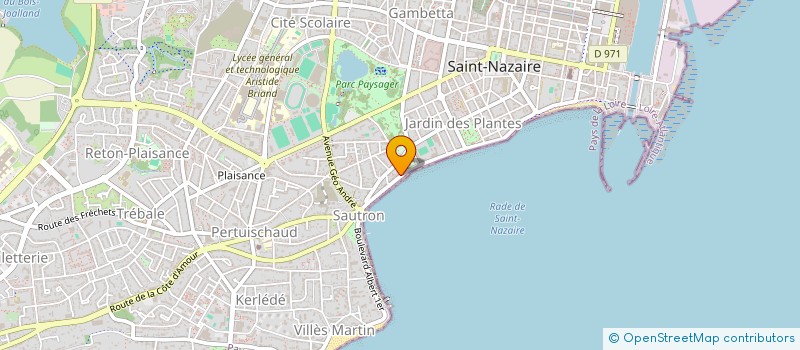 localisation de l'entreprise SCI LES TADORNES  SAINT-NAZAIRE