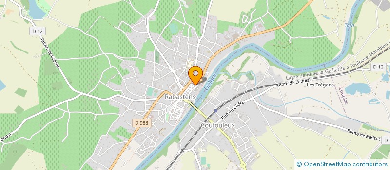 localisation de l'entreprise SCI LES TAILLADES  ROQUEMAURE