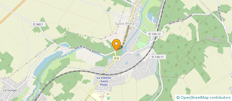localisation de l'entreprise SCI LES TAILLADES à SAINT-PREST