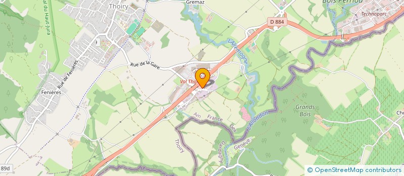 localisation de l'entreprise SCI LES TAILLANDIERS  THOIRY