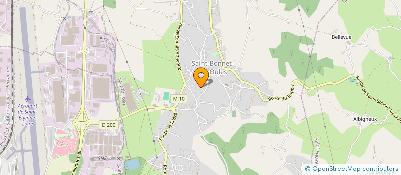 localisation de l'entreprise SCI LES TAILLAS-SOUMACHET  SAINT-BONNET-LES-OULES