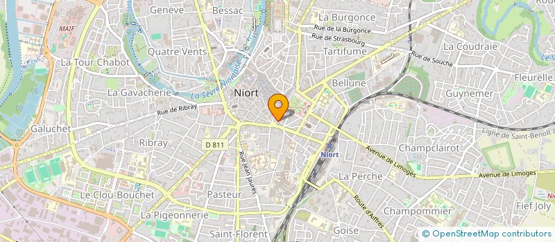 localisation de l'entreprise SCI LES TAILLEES CONCORDE VILLAGE à NIORT