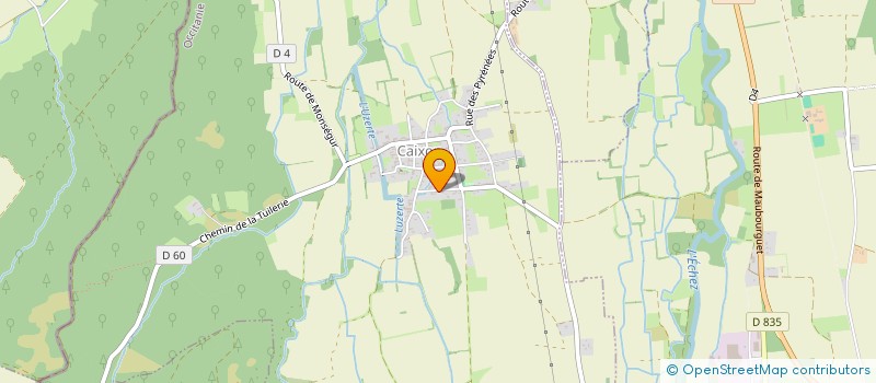 localisation de l'entreprise SCI LES TAILLEURS  CAIXON