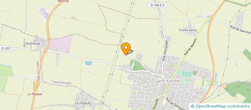 localisation de l'entreprise SCI LES TAILLIS  SAINT-XANDRE