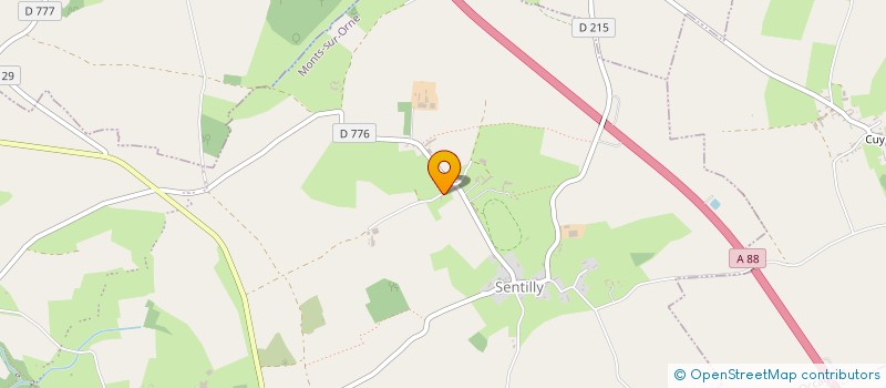 localisation de l'entreprise SCI LES TAILLIS à MONTS-SUR-ORNE
