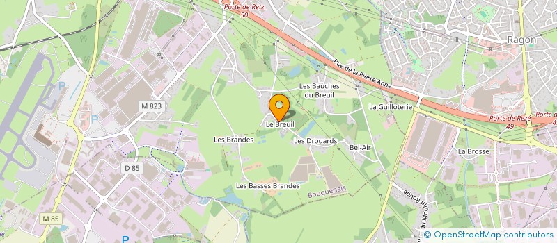 localisation de l'entreprise SCI LES TAILLIS à BOUGUENAIS