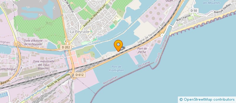 localisation de l'entreprise SCI LES TAMARINS à FRONTIGNAN