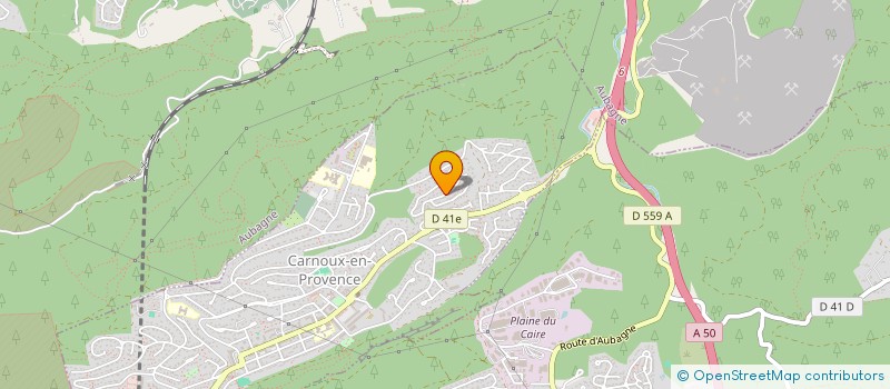 localisation de l'entreprise SCI LES TAMARINS  CARNOUX-EN-PROVENCE