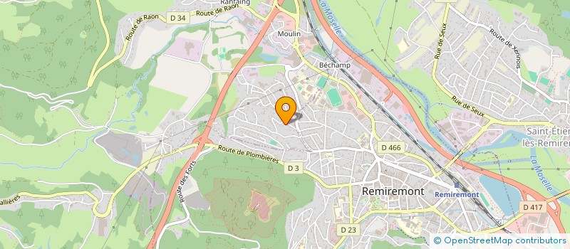 localisation de l'entreprise SCI LES TAMARINS  SAINT-NABORD