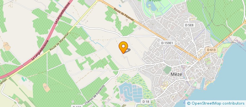 localisation de l'entreprise SCI  LES TAMARIS à MEZE