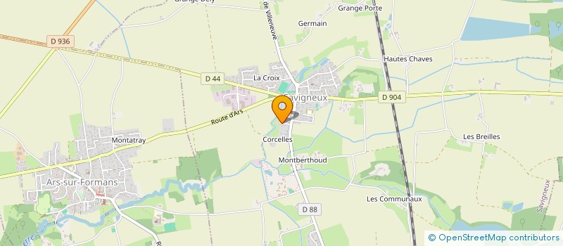 localisation de l'entreprise SCI LES TAMARIS  SAVIGNEUX