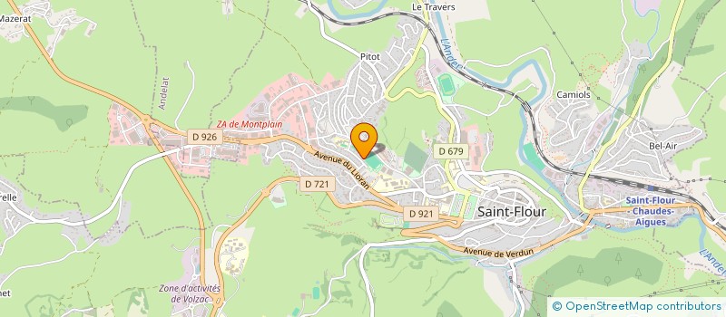 localisation de l'entreprise SCI LES TAMARIS à SAINT-FLOUR