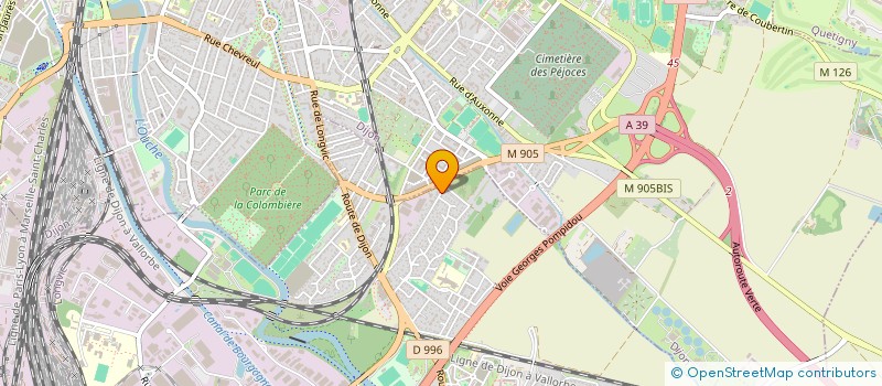 localisation de l'entreprise SCI LES TAMARIS à LONGVIC