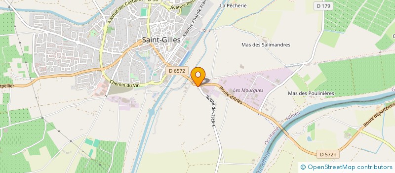 localisation de l'entreprise SCI LES TAMARIS BLANCS à SAINT-GILLES