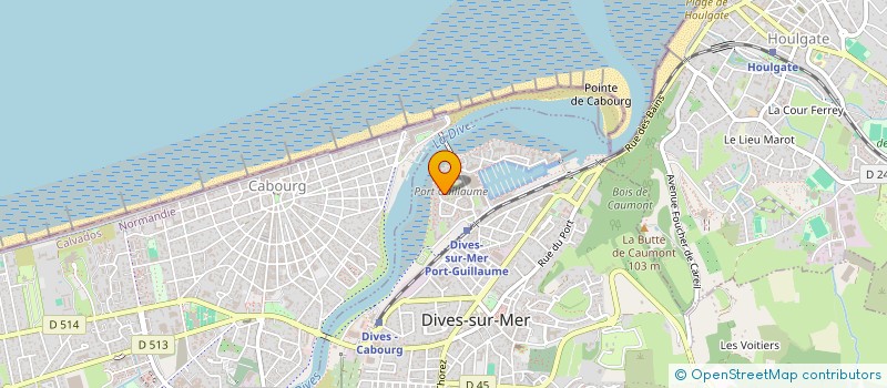 localisation de l'entreprise SCI LES TAMARIS VII à DIVES-SUR-MER
