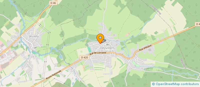localisation de l'entreprise SCI LES TAMARISSES à DEYVILLERS