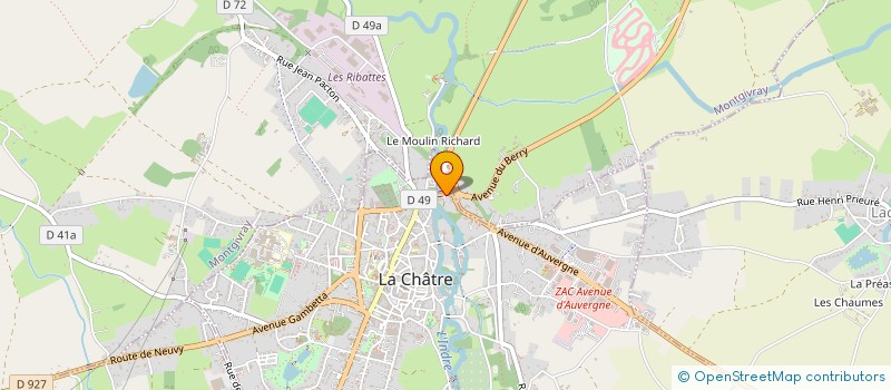 localisation de l'entreprise SCI LES TANNERIES à LA CHATRE