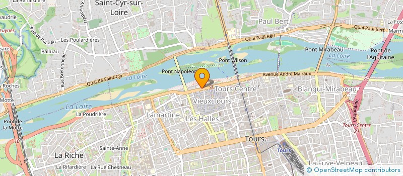 localisation de l'entreprise SCI LES TANNEURS DU PONT NEUF  TOURS