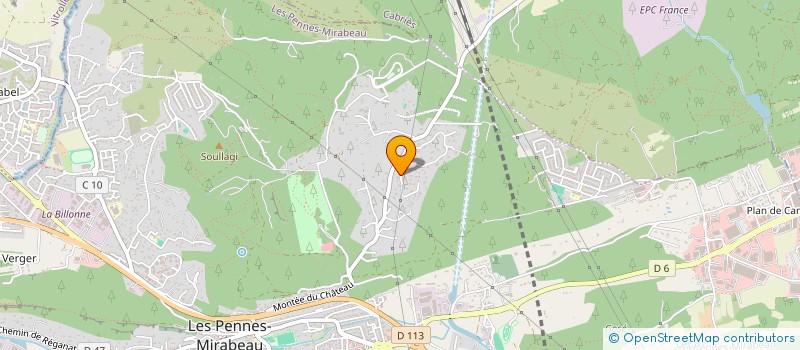 localisation de l'entreprise SCI LES TARALBOK à LES PENNES MIRABEAU