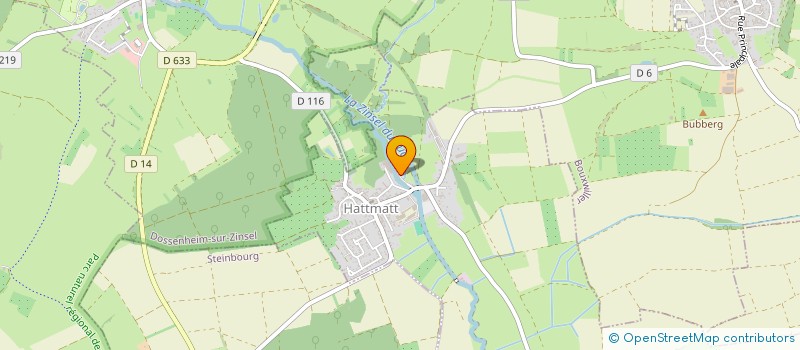 localisation de l'entreprise SCI LES TARINS  HATTMATT