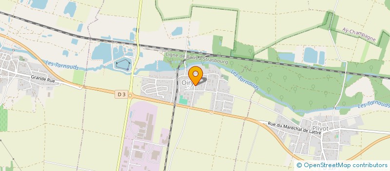 localisation de l'entreprise SCI LES TARNAUDS  OIRY
