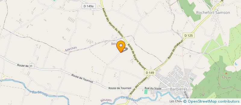 localisation de l'entreprise SCI LES TAUREAUX  BESAYES