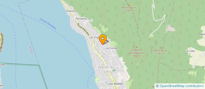 localisation de l'entreprise SCI LES TECKELS  VEYRIER-DU-LAC