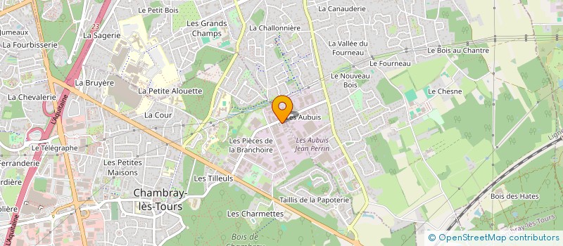 localisation de l'entreprise SCI LES TECKELS  CHAMBRAY-LES-TOURS