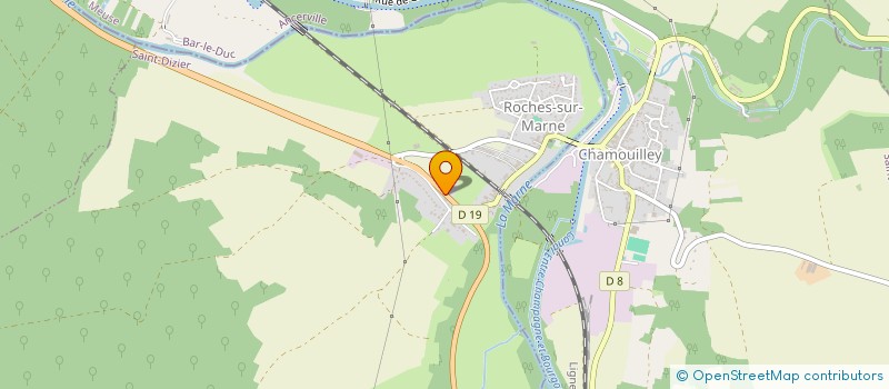 localisation de l'entreprise SCI LES TEINTES EST à ROCHES-SUR-MARNE