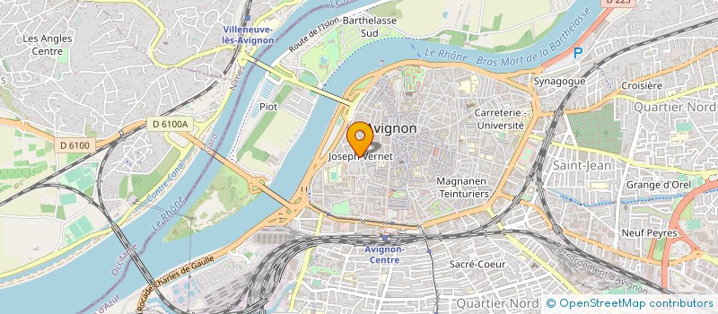 localisation de l'entreprise SCI LES TEINTURIERS  AVIGNON