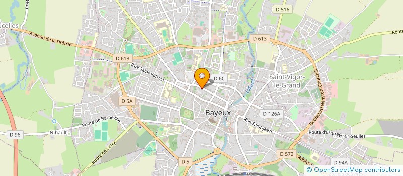 localisation de l'entreprise SCI LES TEINTURIERS  BAYEUX