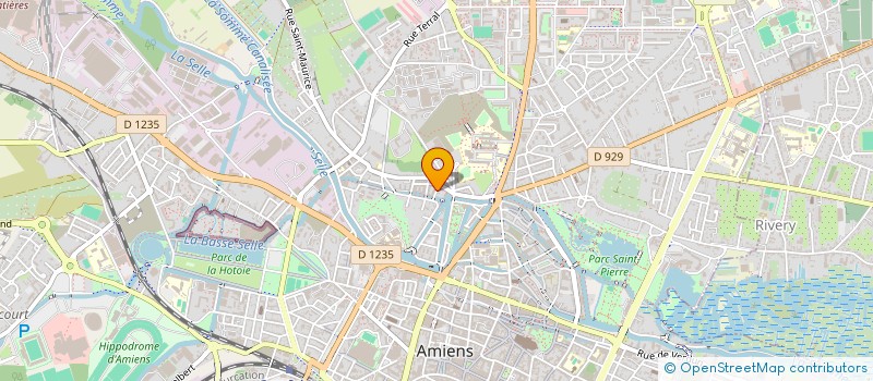localisation de l'entreprise SCI LES TEINTURIERS DU GAYAN à AMIENS