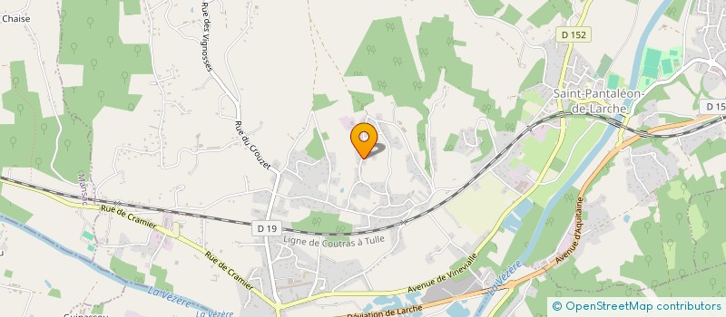 localisation de l'entreprise SCI LES TELLINES  SAINT-PANTALEON-DE-LARCHE