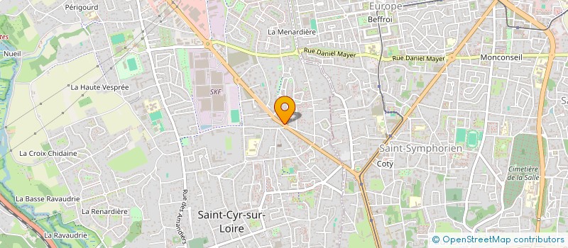 localisation de l'entreprise SCI LES TEMPLES à SAINT-CYR-SUR-LOIRE