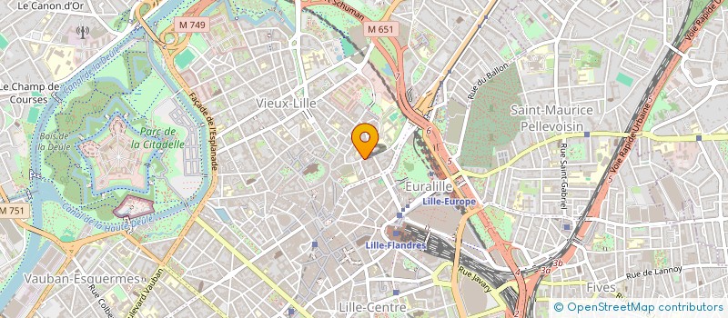 localisation de l'entreprise SCI LES TEMPLIERS à LILLE