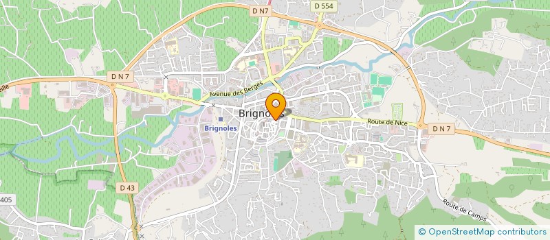 localisation de l'entreprise SCI LES TEMPLIERS à BRIGNOLES