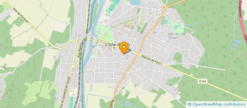 localisation de l'entreprise SCI LES TEMPLIERS à L'ISLE-ADAM